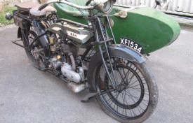 BSA Model K 4.25hp Motorcycle with Sidecar