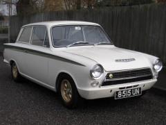 The 1963 Ford Cortina Lotus Mk I, which sold for a world record price of £46750 at Dorset Vintage and Classic Auctions' Spring 2012 Auction